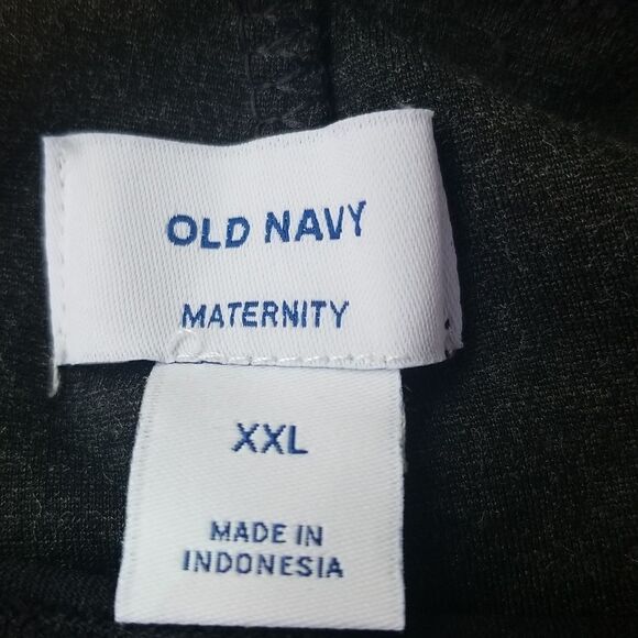 Old Navy Maternity Black Stetch Pants with Full Panel Size XXL - Picture 4 of 6